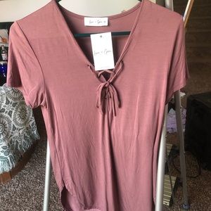 Luca & Grace tie shirt